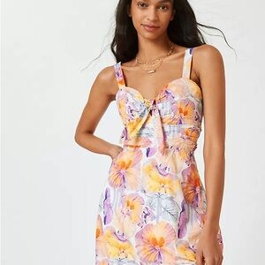 Cecilia Pettersson Floral Tie Midi Dress, Exclusively for Anthropologie